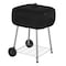 Modern Leisure Chalet Walk-A-Bout Charcoal Grill Cover, 21.5 in. L x 21.5 in. W x 14.5 in. H, Black 2974 - alternate 1